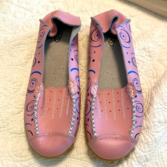 NWOT XIVO‎ Women Pink Loafers/mocassins - Picture 5 of 9